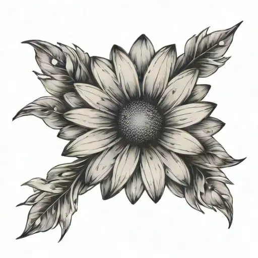 Daisy Made Out Of Stars Forming The Shape