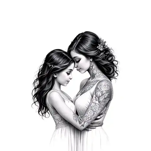 Mother Son And Daughter