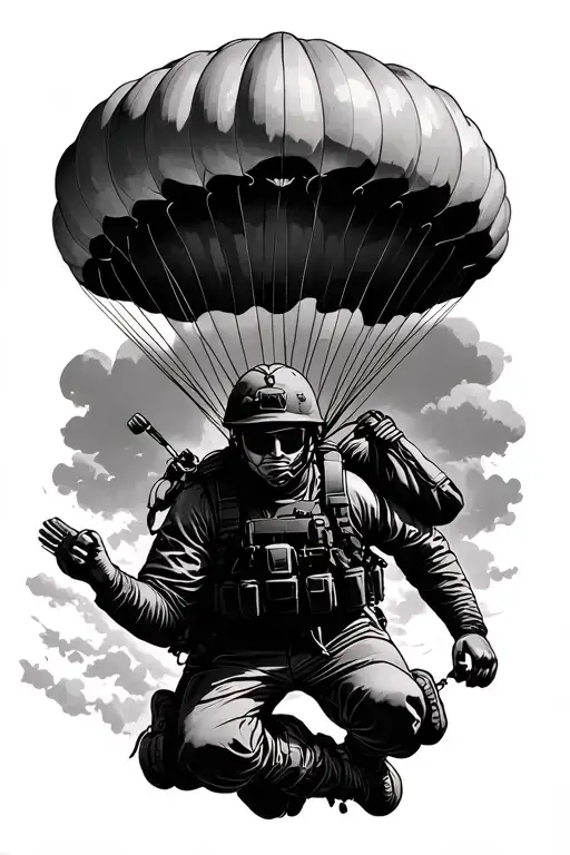 Paratrooper Jumping