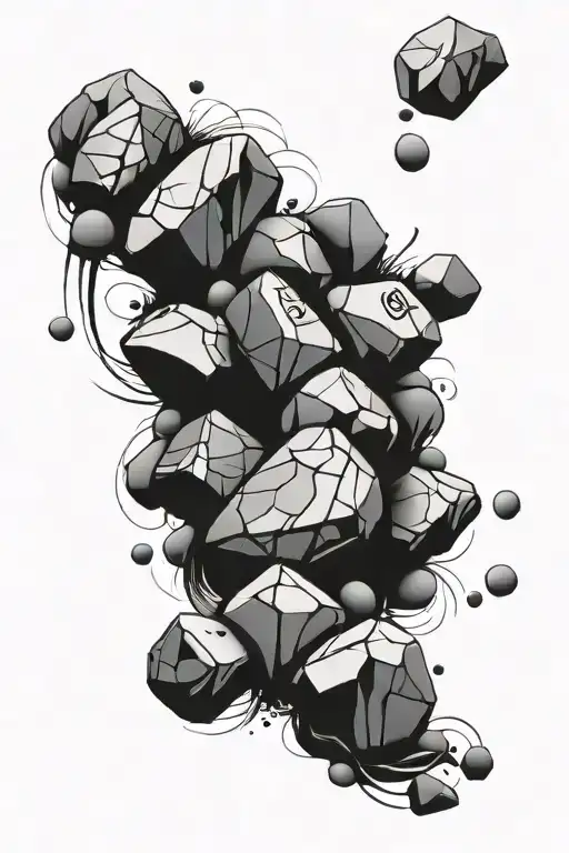 Ocean Boulders Graffiti With Initials