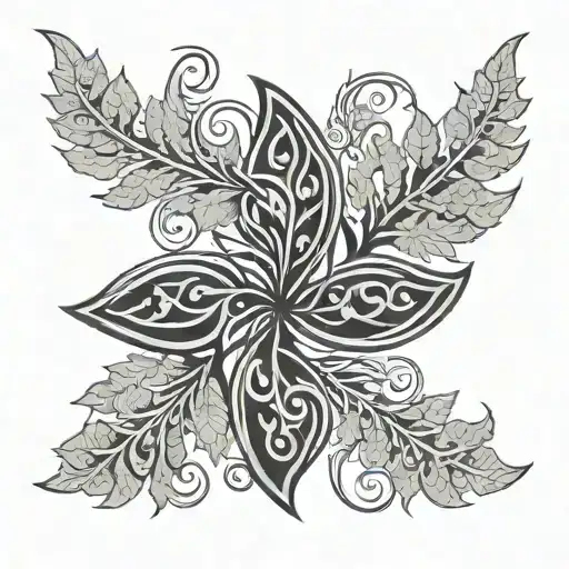 Celtic Design New Zealand Fern