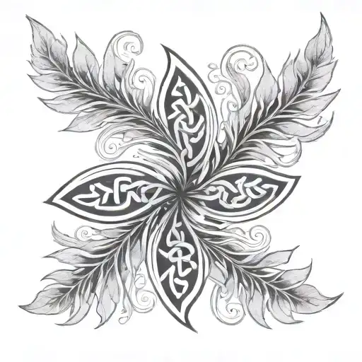 Celtic Design New Zealand Fern