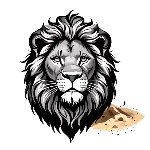 Leo The Lion Clock Hour Glass With Sand