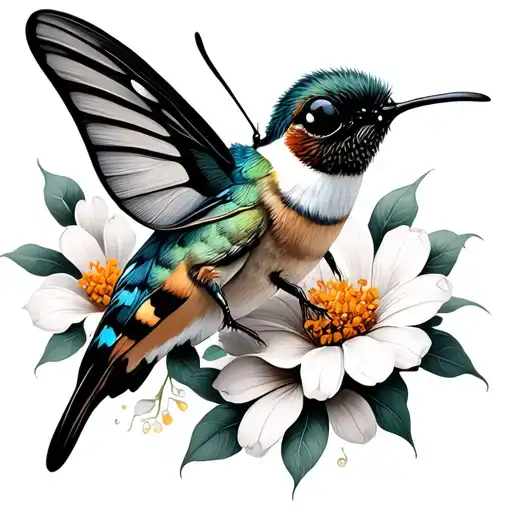 Butterfly Honey Bee Hummingbird