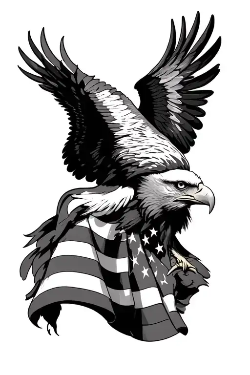 Flag And Eagle