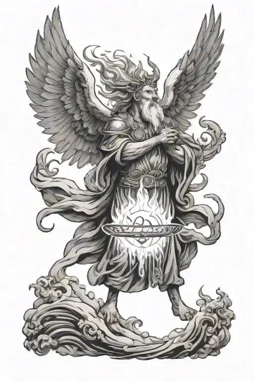 Elijah Calling Fire From Heaven