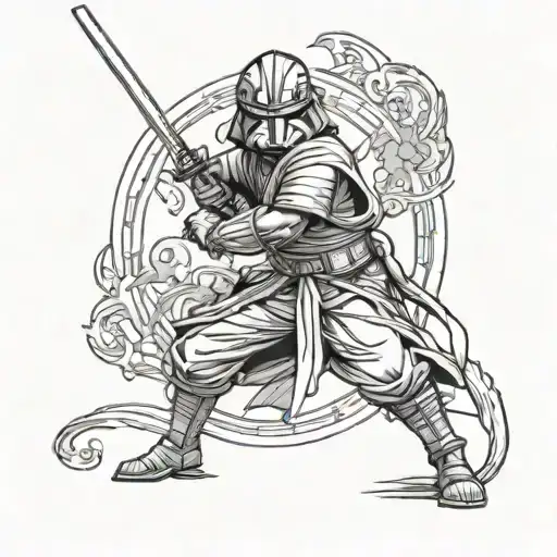 Warrior Japan Manga Starwars Disney Series