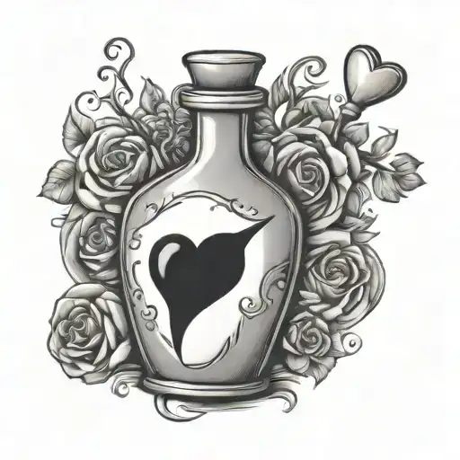 Cute Love Potion Bottle