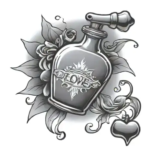 Cute Love Potion Bottle