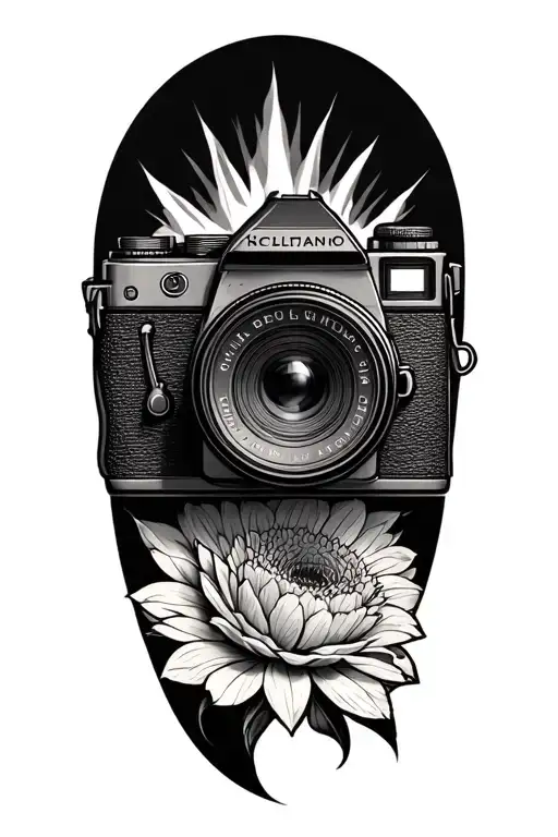 Old School Camera Film Real Sleeve