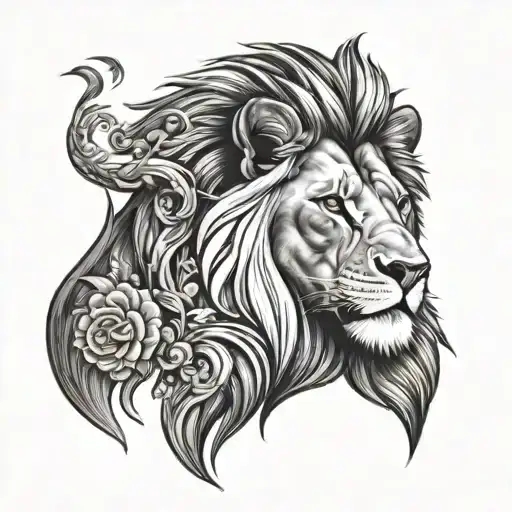 Lion With Rubys