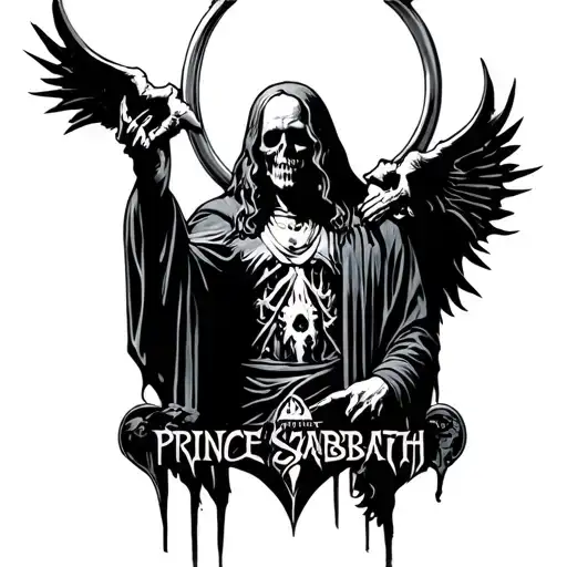 Symbol Black Sabbath And Prince Of Darkness