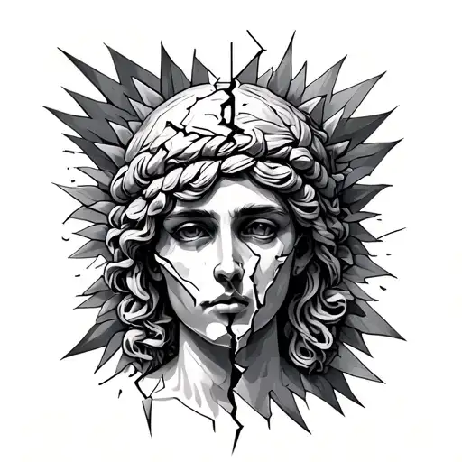 Broken Greek Pilar Broken