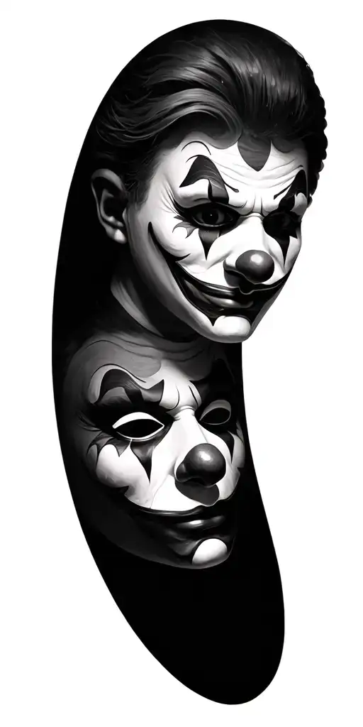Clown And Mask