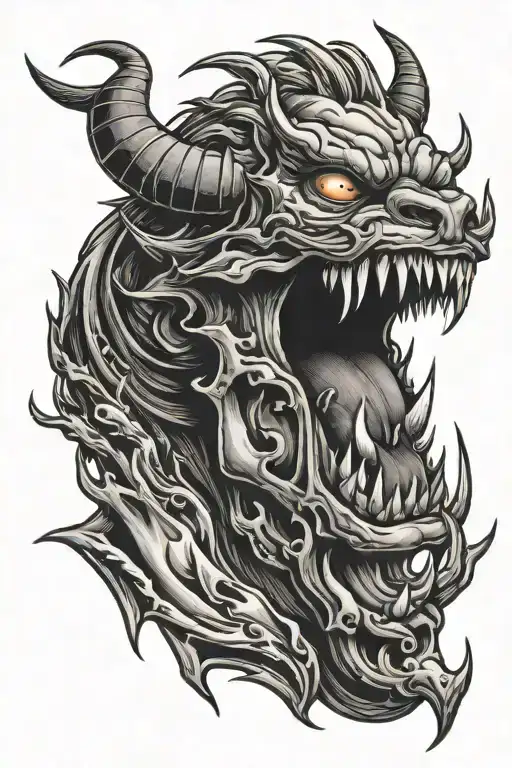 She Devil Sexy Tongue Lighting On Fire