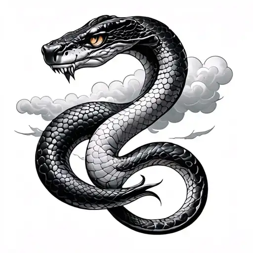 Snake And Cloud Transforming