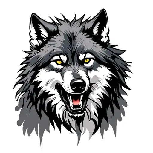Growling Wolf