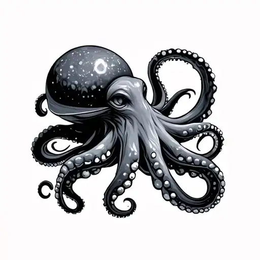 Space Octopus Wrapped