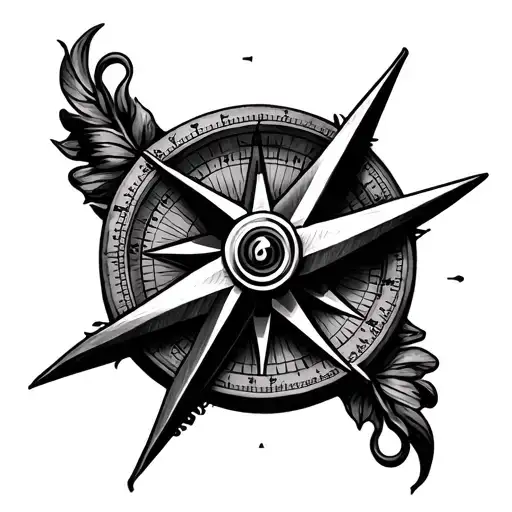Detailed Compass Rose