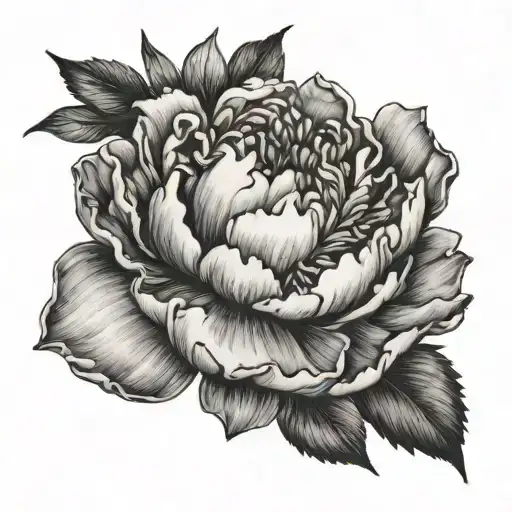 Minimal Floral Peony Wrist