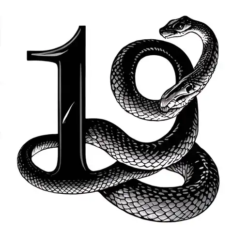 Number 19 Qnd Snake Around