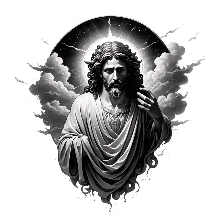 God And Clouds Surrounding