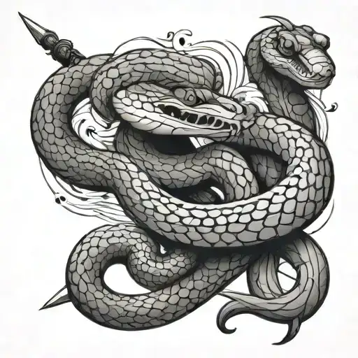 Snake And Sword