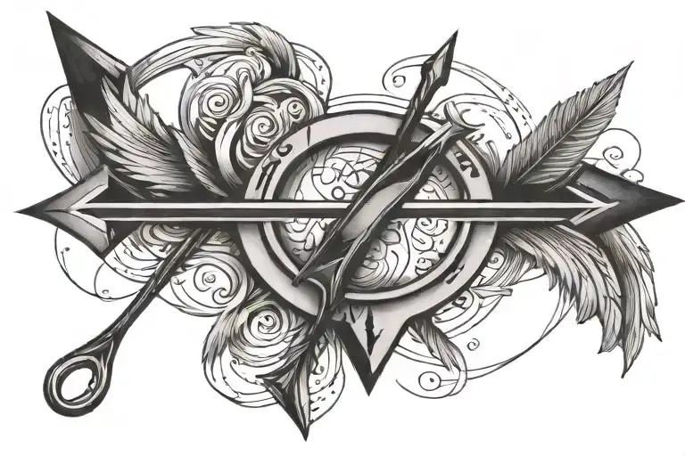 Arrow With Infinite Symbol