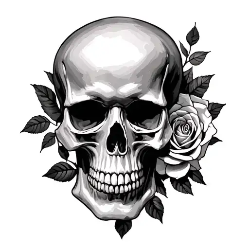 Skull And Roses