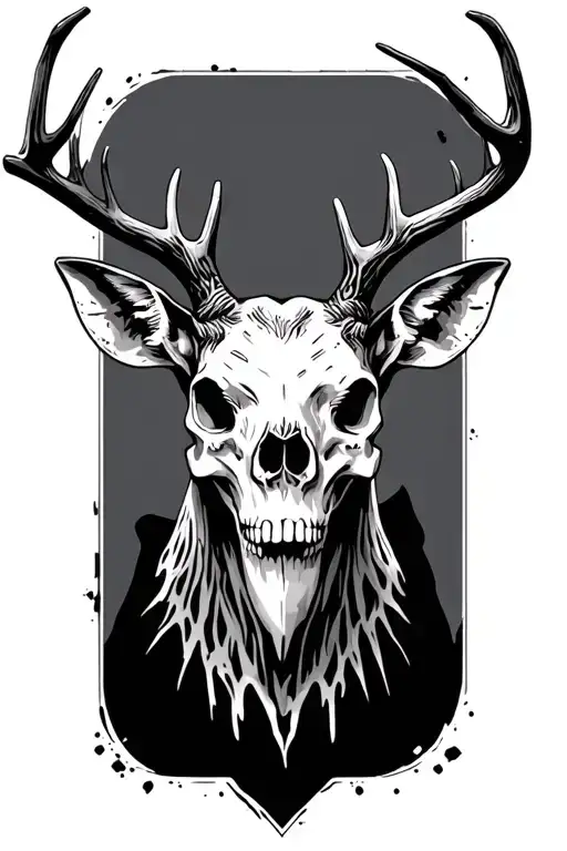 Skull Of Deer Head