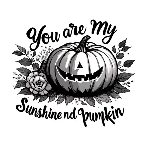 You Are My Sunshine And Pumpkin