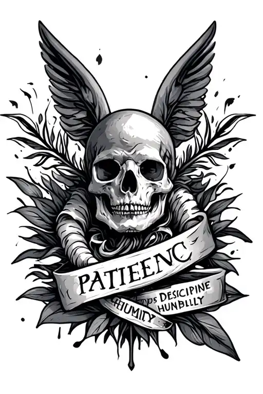 Patience Discipline Humility Dedication Written