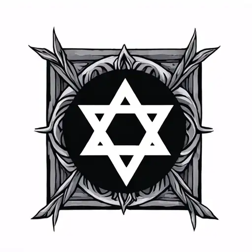 Jewish Symbol Surrounded