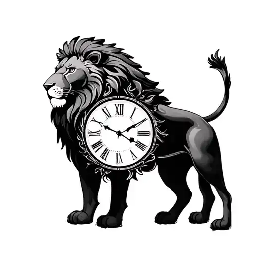 Lion Clock
