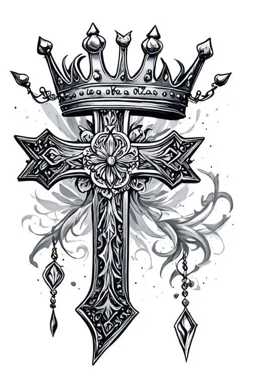 Cross With A Crown