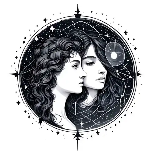 Virgo And Gemini Constellation