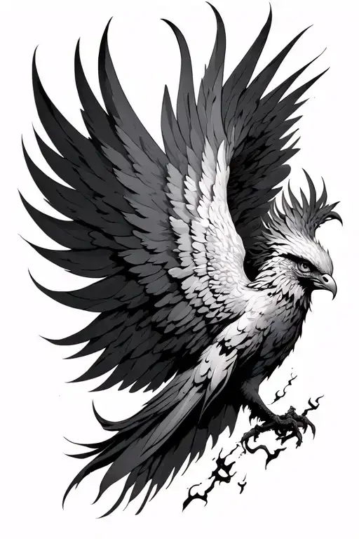 Phoenix Rising From The Ashes