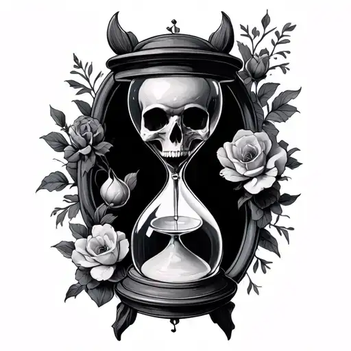 Memento Mori Hourglass