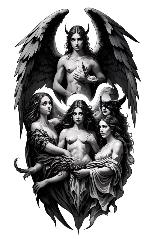 Seven Angels Vs Demons