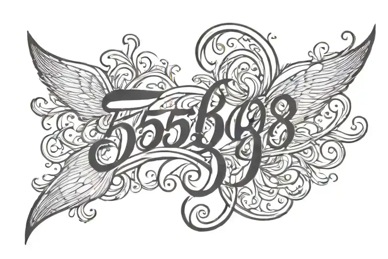 559 Number Lettering Cursive Writing