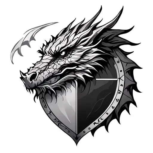Nordic Dragon Shield