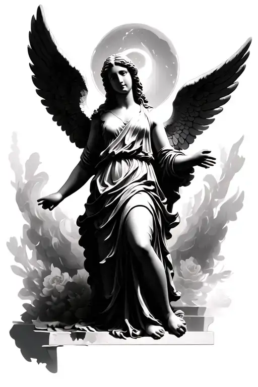 Angel Statue With Wings