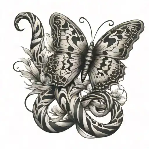 Nature Butterfly Snakes