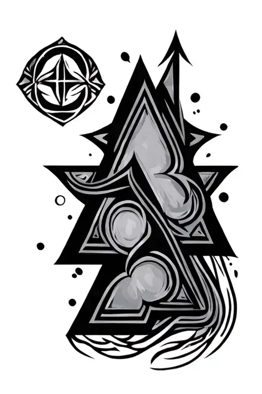 Symbol Tattoo Triangular