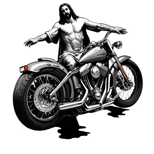 Jesus On A Motorcycle