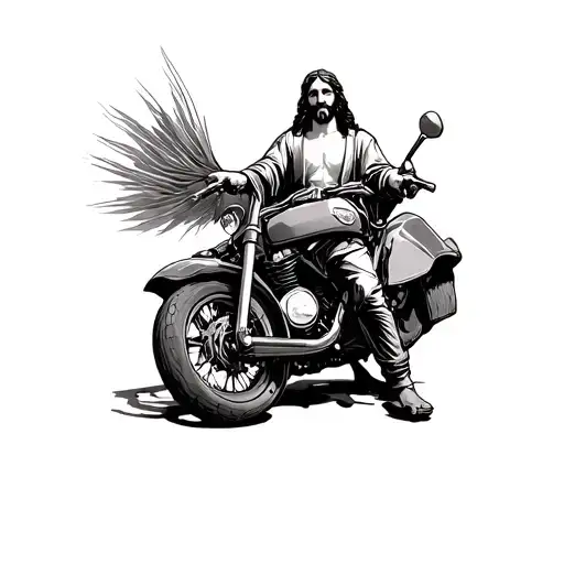 Jesus On A Motorcycle