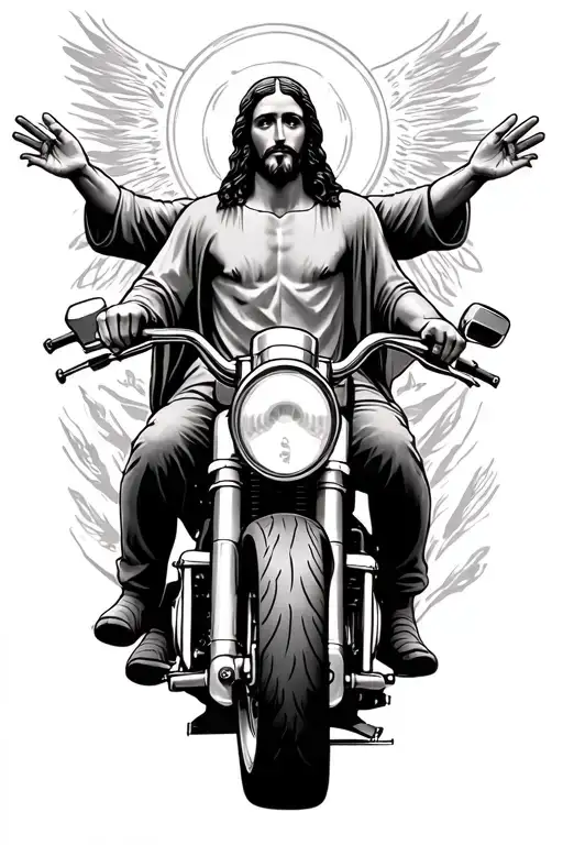 Jesus On A Motorcycle