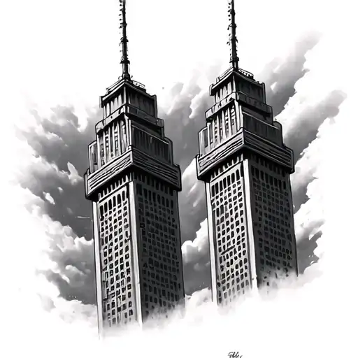 3D Twin Towers