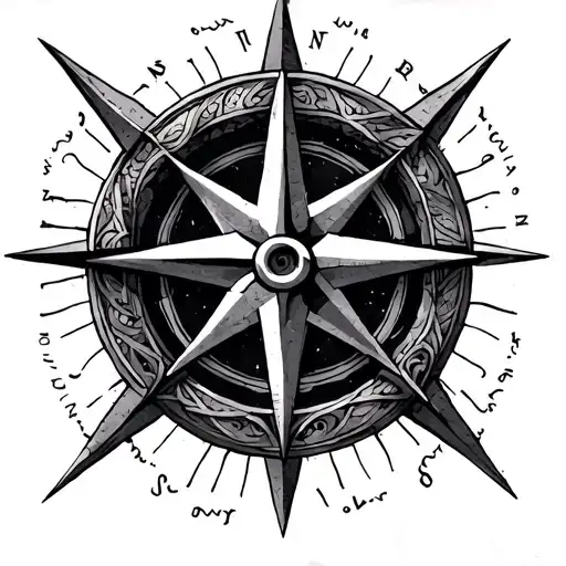 Compass Rose Intertwined