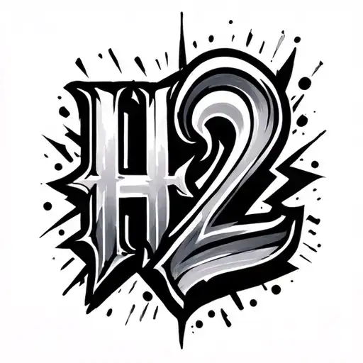 I Want A Cool Creative Tattoo On My Wrist That Says H2